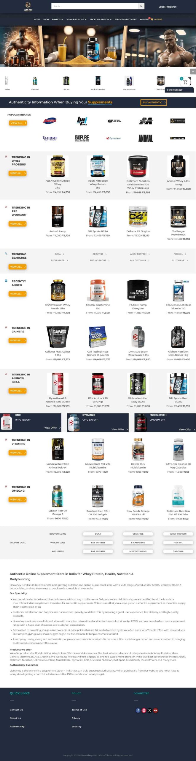 Lion's Whey Seize Your Glory